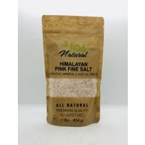 Ios Natural Himalayan Pink Fine Salt 454g