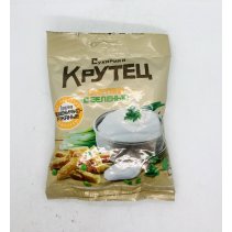 Toasted Rye-Wheat Croutons with Sour Cream and Greens Flavor 80g