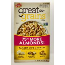 Post Great grains banana nut Crunch 439g.