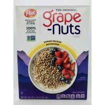 Post Grape nuts cereal 581g.