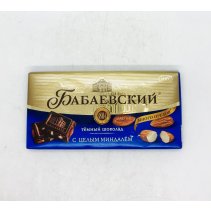 Babaevskiy Dark Chocolate with Whole Almonds100g
