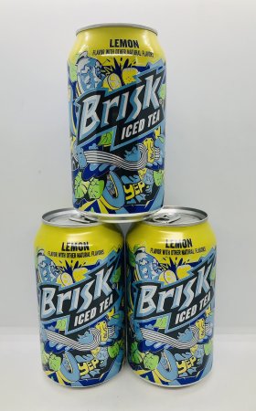 Brisk iced tea 355mL. (12pack in box)