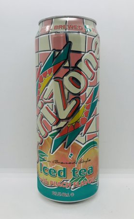 AriZona iced tea w. peach flavor 680mL.