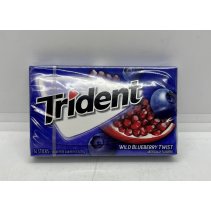 Trident Wild Blueberry Twist Gum 14 Sticks