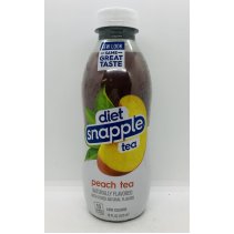 Snapple Diet Peach Tea 473mL.