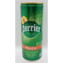 Perrier Pin Peach Mineral Water 250mL.