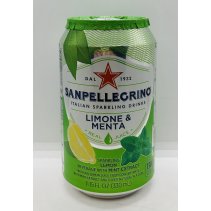 Sanpellegrino Lemon w. Mint Beverage 330mL.