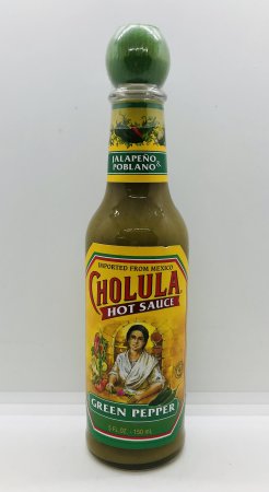 Cholula Hot Sauce Green Pepper 150mL.