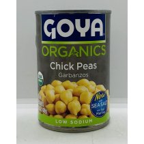 Goya Organics Chickpeas 439g.