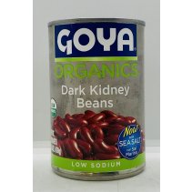 Goya Organics Dark Kidney Beans 439g.