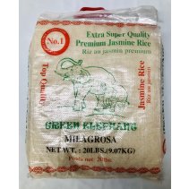 Green Elephant Premium Jasmine Rice 20lbs