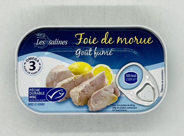 Canned Cod Liver w. Smoked Taste 121g.