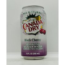 Canada Dry Black Cherry Seltzer Water 355Ml