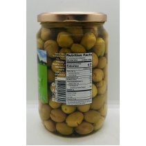 Cem Natural Cracked Green Olives 720g.