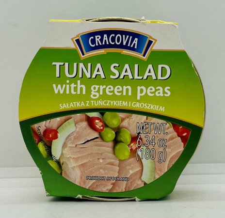 Cracovia Tuna Salad w. Green Peas 180g.