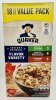 Quaker Instant Oatmeal Flavor Variety 774g.