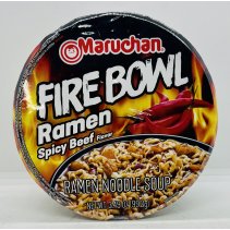 Maruchan Fire Bowl Ramen Spicy Beef 99.2g.