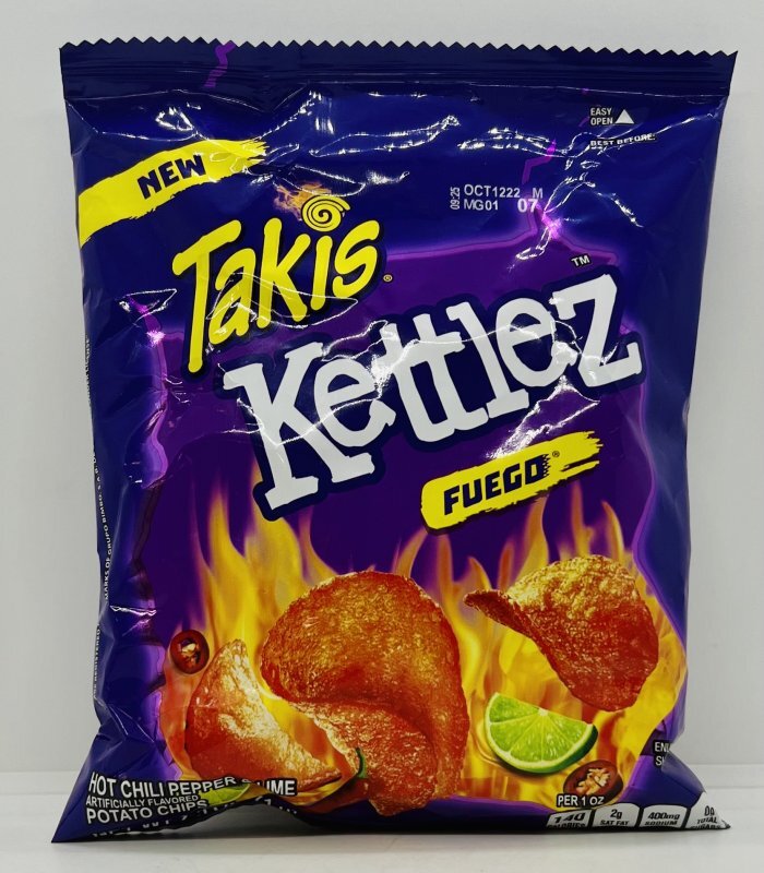 Takis Kettlez Hot Chili Pepper & Lime 71g. - Gala Apple Grocery And Produce