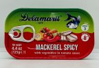 Delamaris Mackerel Spicy 125g.
