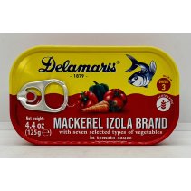 Delamaris Mackerel Izola Brand 125g.