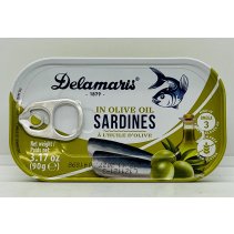Delamaris Sardines in Olive Oil 90g.