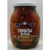 Teshini Retsepti Spicy Tomatoes 840g.