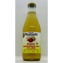 Martinellis Organic Sparkling Apple Juice 296mL.