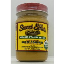 Sweet Ella's Organic Peanut Butter 368g.
