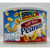 Ss Salt Free Peanuts 198g.