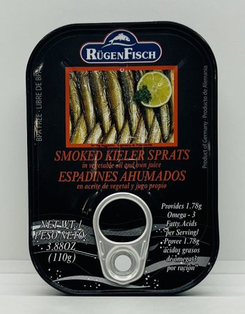 RugenFisch Smoked Kieler Sprats in Oil 110g.