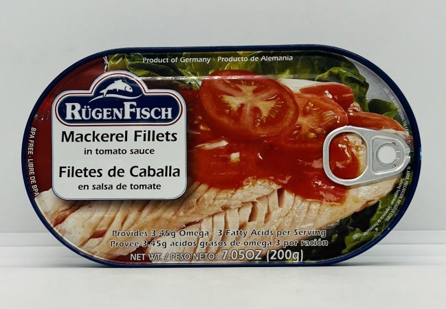 RugenFisch Mackerel Fillets 200g.