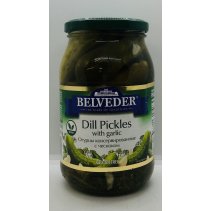 Belveder Dill Pickles w. Garlic 850g.