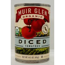 Muir Glen Diced Tomatoes 411g.