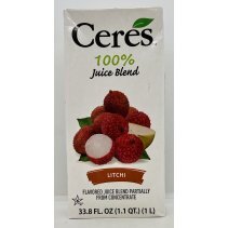 Ceres Litchi Juice Blend 1L.