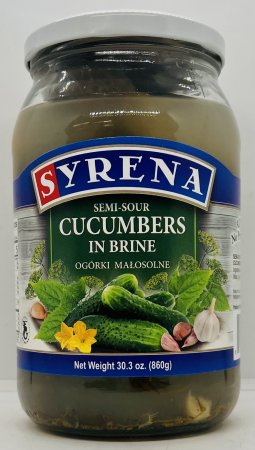 Syrena Cucumbers in Brine 860g.