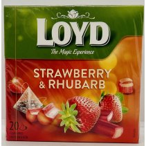 Loyd Strawberry & Rhubarb 40g.