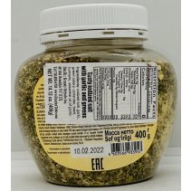 Tasty Iodized Salt w. Garlic and Greens 400g.