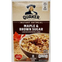 Quaker Maple & Brown Sugar 344g.