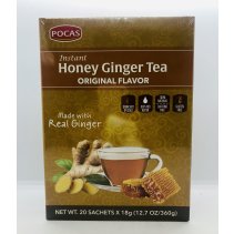 Pocas Honey Ginger Tea Lemon Flavor 360g