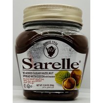 Sarelle Hazelnut no added sugar 350g.
