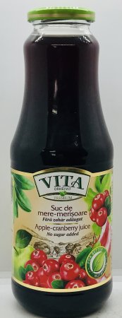 Vita Orhei-Vit Apple-Cranberry Juice 1L.