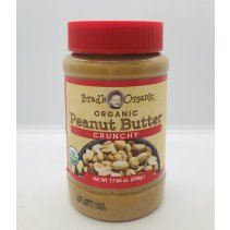 Brad's Organic Peanut Butter Crunchy 500g