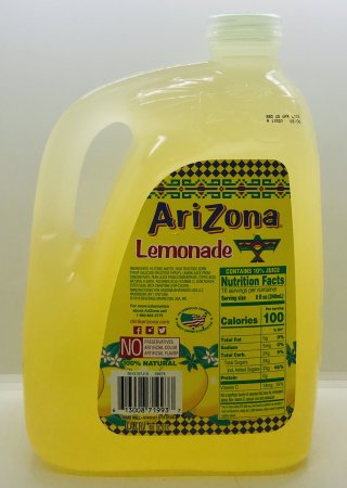 AriZona Lemonade 3.78L.