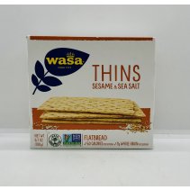 Wasa Thins Sesame & Sea Salt 190g.