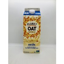 Planet Oat Oatmilk Vanilla flavored with other natural flavors w. vitamins A & D