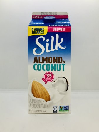 Silk Almond & Coconut milk 1/2 Gal Unsweet