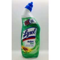 Lysol Action Gel Toilet Bowl Cleaner Country Scent 710ml