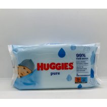 Huggies Pure Wipes 56 Baby Cleansing Wipes