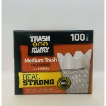 Trash Away Medium Trash Real Strong 100 bags
