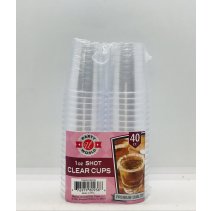 Party World Shot Clear Cups 40ct